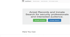 Desktop Screenshot of jailalert.com