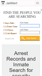 Mobile Screenshot of jailalert.com